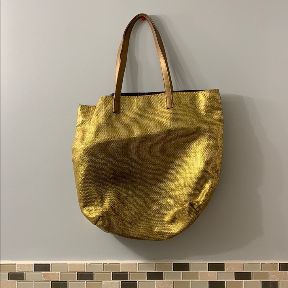gold totebag